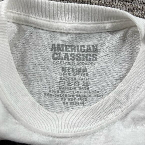 SCARFACE AMERICAN CLASSICS | Men’s 100% Cotton Tony Montana White Shirt Size M - Picture 4 of 7